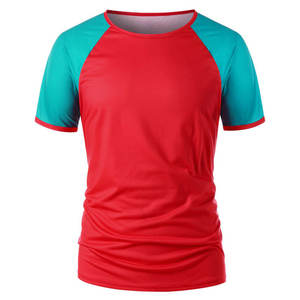 Camiseta Formal de Algodón 100% para Hombre, Corte Holgado, Bordado de Alta Calidad, Serigrafía, Cuello Redondo, Manga Corta, Color en Contraste 2025 - Product Image 1