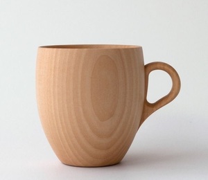 Wooden Mug Handmade Solid Wood Coffee <b>Cup</b> Natural Finish Rustic Style Eco Friendly Drinking Mug for Cafe Use - Product Image 2