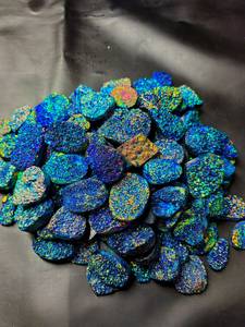 Cabujón de Titanio Druzy, Precio al por Mayor, Gema Suelta para Joyería Curativa, Colgante, Gema a Granel - Product Image 4
