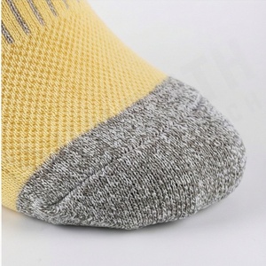 Yellow Crew <b>Socks</b> Breathable Spandex Polyester <b>Running</b> <b>Socks</b> for Adults Summer Athletic Sport Use - Product Image 6