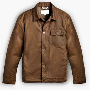 Veste en toile coupe-vent de qualité supérieure, veste en toile coupe-vent élégante et personnalisée, vente chaude, veste en toile d'hiver pour homme - Product Image 1