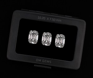 3.0 CT IGI Certified <b>Old</b> Mine Cut Lab Grown CVD Diamond <b>Cushion</b> Cut Color E Diamond Jewelry Set - Product Image 4