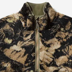 Customize Sherpa <b>Jacket</b> with Custom Embroidery Full Zip up Stand Collar Winter Outdoor <b>Men</b> Premium Sherpa <b>Jacket</b> for <b>Men's</b> 2026 - Product Image 5