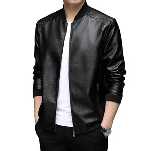 Nouvelle veste en cuir de haute qualité moto hommes manteaux vêtements pour hommes 2024 vente en gros - Product Image 5
