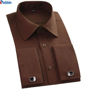 Camisas de Vestir Casuales Personalizadas para Hombre, Antiarrugas, con Estampado de Serigrafía, de Poliéster/Algodón, Cuello Clásico, Manga Larga - Product Image 5