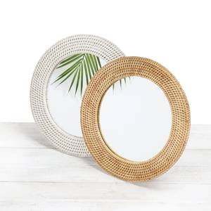 Hot Trend Rattan <b>Makeup</b> Beauty <b>Mirror</b> Round Wall Hanging <b>Mirrors</b> for Bedroom Decorations Factory Direct Sale Competitive Price - Product Image 6