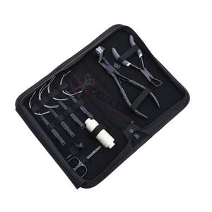 Kit de Herramientas para Aplicación de Extensiones de Cabello: Alicates de Presión para Extensiones de Cinta, Removedor de Microperlas, Pinzas para Seccionar Cabello Largo, Tijeras para Pelucas - Product Image 1