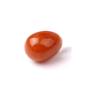 Huevo Yoni de Aventurina Roja Natural, Huevo de Jade Semiprecioso para Protección Energética, Ejercicio Vaginal, Tallado, Feng Shui Directo - Product Image 2