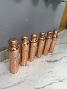 Pure Copper Classic Design <b>Large</b> Capacity Portable Eco-Friendly Travel Tumbler Screw-On Lid Direct Drinking Adults <b>Gift</b> <b>Box</b> ANAM - Product Image 2