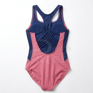 Traje de Baño Deportivo de Una Pieza para Mujer, Impresión Personalizada, Tela de Secado Rápido, para Playa, Piscina, Entrenamiento Deportivo, Venta al Por Mayor - Product Image 2