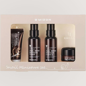 Set de cuidado de la piel coreano Mizon K-Beauty Snail Miniature Set, set de 4 piezas, hecho en Corea, unisex, caja de productos coreanos. - Product Image 6
