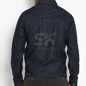 OEM Services High Quality Custom Design Men Jeans Jacket New Design Breathable Jeans Winter Jacket For Men - Product Image 3