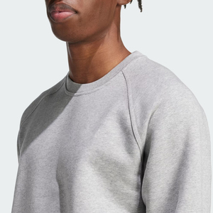 Custom Men's 100% Cotton Crew Neck Sweatshirt Oversized Luxury Streetwear with Pattern <b>Decoration</b> Blank Fleece Sweatshirt - Product Image 3