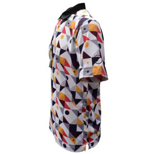 Camisa Polo con Estampado Geométrico para Hombre, Manga Corta, Informal, Verano, Transpirable, Ligera, con Patrón Moderno, para Golf y Tenis - Product Image 6