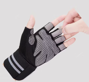 Hardihood International Professional Lightweight Half Finger Gym <b>Gloves</b> for Unisex Weight Lifting Training - Product Image 2