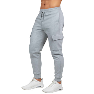 Men's Customized Color Formal Breathable Fleece <b>Lined</b> Cargo Sweatpants Elastic Waist Drawstring Joggers Multiple Pockets <b>Pants</b> - Product Image 3