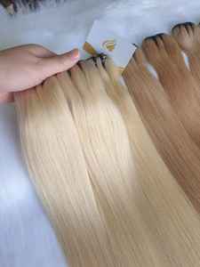 Oferta de Año Nuevo: Extensiones de Cabello Humano Remy 100% Natural, Cutícula Alineada, Ondulado Liso Sedoso, Origen Vietnam, 100 g, 8-32 Pulgadas - Product Image 2