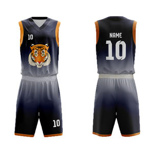 Uniforme de Baloncesto Personalizado 2026, 3D, Negro, Transpirable, de Secado Rápido, para Equipos Amateurs Masculinos, Ropa Deportiva Sublimada, OEM - Product Image 2
