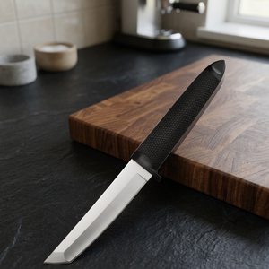 Couteau de chasse tactique portable de qualité industrielle, acier inoxydable, manche en nylon, OEM, pour le camping en plein air, la randonnée, EDC - Product Image 4