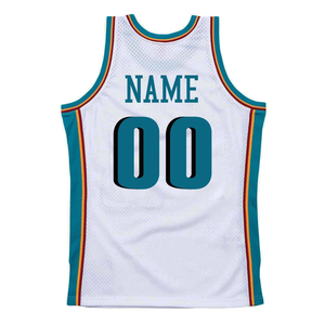 Custom Basketball Jersey Heat-Transfer Printing OEM Team Wear Breathable Plus Size Quick Dry 100% Polyester Basketball Uniform - Product Image 6