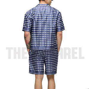 Conjunto de Verano Informal Transpirable de Alta Calidad para Hombre, Conjunto de Pantalones Cortos de Poliéster/Algodón Duradero - Product Image 4