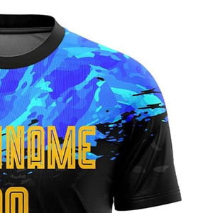 Camiseta de Fútbol Personalizada Unisex para la Nueva Temporada 2025-2026, Uniforme de Fútbol Estampado, Sublimación, Unisex para Adultos - Product Image 4