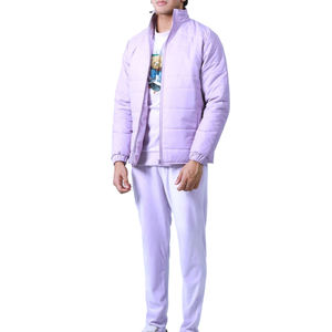 Custom Men Lightweight Puffer Jacket Stand Collar <b>Padded</b> Bubble <b>Coat</b> Plain Casual Winter Jacket Outerwear Wholesale - Product Image 6