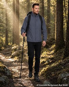 <b>Mens</b> Windbreaker <b>Jackets</b> Lightweight - Product Image 3