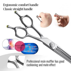 Chunking Scissors Hairdressing <b>Tool</b> For Volume Control Professional Hair Chunking Scissors For Layered Cutting Chunking <b>Shears</b> - Product Image 2