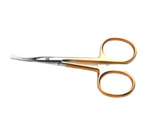 Tijeras de Manicura de Acero Inoxidable, Hoja Recta, Mango Redondo, Punta Afilada, Mango Metálico Duradero, Herramienta de Belleza, 8.8cm, Cortacutículas - Product Image 3