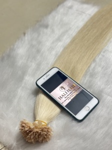 Venta al por mayor 100% Remy Extensiones de Cabello Humano Virgen Vietnamita Y Punta Queratina Pre-Bonded Sin Enredos Hali Super Dual/Dibujo Individual - Product Image 4