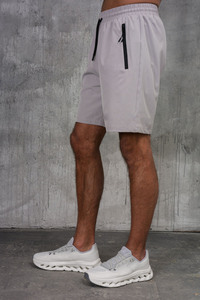 Conjunto de cortavientos con capucha de primera calidad para hombre, sudadera ligera con cremallera y pantalones cortos a juego para correr, senderismo y actividades al aire libre, conjunto de ropa deportiva para hombre - Product Image 5