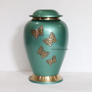 Urnas de Cremación de Latón de Primera Calidad, Grabadas a Mano, para Cenizas Humanas, Urna de Latón Personalizada, Urnas de Latón Hechas a Mano para Cenizas de Adultos, Venta al por Mayor - Product Image 2