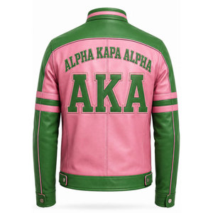 Chaqueta de Cuero Genuino Resistente Inspirada en el Estilo Griego Alpha para Hombre, Chaqueta de Cuero de Primera Calidad con Diseño Clásico - Product Image 3