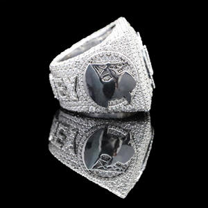 Moissanita Royal para Anillo de Rey, 0.5 Quilates, DEF, Plateado en Plata, de Lujo - Product Image 4