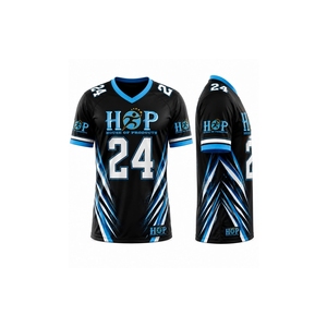 Custom American Football <b>Fan</b> Jersey Breathable Quick Dry Polyester Sublimation Team Jersey for Adults & Youth - Product Image 3
