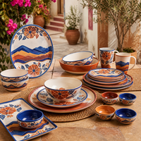 Collection de vaisselle en mélamine de couleur unie, empilable, pour buffet, restauration, maison, vente en gros, ensemble de vaisselle en mélamine