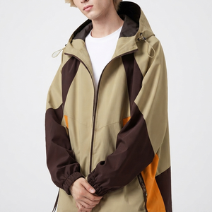 <b>Men</b> Premium <b>Lightweight</b> Windbreaker <b>Jacket</b> Full Zip Hooded Wind Resistant Water Outdoor Casual <b>Jacket</b> with Adjustable Low Price - Product Image 3
