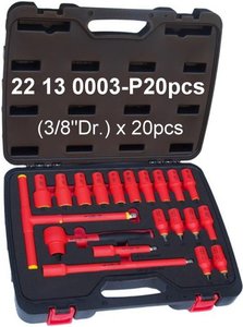 Juego de llaves de trinquete Torx aisladas de 3/8" y 1000V OEM DIY - Product Image 4