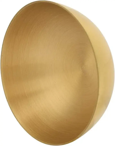 Meilleurs bols ronds en métal plaqué or pour la nourriture, bols de mariage, bols de cuisine, bols modernes classiques écologiques en métal pour fruits et aliments, bols ménagers - Product Image 1