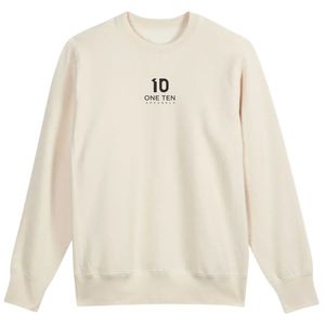 เสื้อสเวตเชิ้ตคอกลมคลาสสิกสำหรับผู้ชาย สีกลางๆ ผ้าฝ้ายพรีเมียม แขนยาว สวมใส่สบาย เหมาะสำหรับทุกวัน สไตล์สตรีทแวร์ - Product Image 1