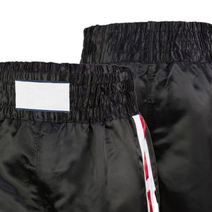 Pantalones Cortos de Muay Thai Sublimados al por Mayor, para Boxeo, MMA, Jiu Jitsu, Kimono, Artes Marciales, Lisos y Teñidos - Product Image 4