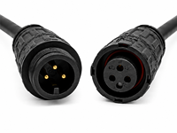 Connecteur de câble étanche IP68 de qualité industrielle, mâle-femelle, à broches personnalisées, pour extérieur, prise électrique, faisceau de câblage