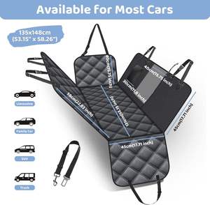 Housse <span class=keywords><strong>de</strong></span> siège <span class=keywords><strong>de</strong></span> <span class=keywords><strong>voiture</strong></span> <span class=keywords><strong>pour</strong></span> <span class=keywords><strong>chien</strong></span> imperméable en Oxford, hamac <span class=keywords><strong>pour</strong></span> siège arrière, <span class=keywords><strong>protection</strong></span> anti-rayures <span class=keywords><strong>pour</strong></span> animaux <span class=keywords><strong>de</strong></span> compagnie, toutes saisons - Product Image 6