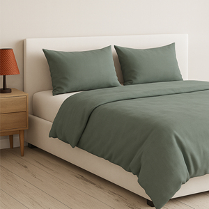 Sábanas de Bambú Teal Breeze de 300 Hilos, Diseñadas para Hogares Modernos y el Mercado Mayorista Internacional - Product Image 3
