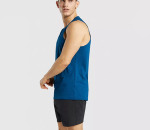 Vente en gros de débardeurs pour hommes LUXE ATTIRE INDUSTRY, respirants, élégants, en coton, sans manches, pour les sports actifs, la remise en forme et les entraînements - Product Image 3