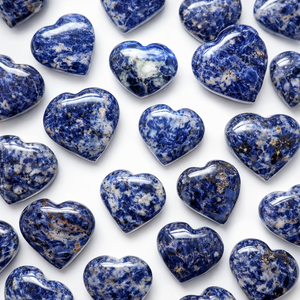 Cœur en Sodalite Naturelle de Qualité Export, Pierre de Guérison Bleue Polie, Écologique, pour Méditation, Reiki, Chakra, Cadeau - Product Image 3