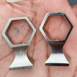 Composants de support en acier inoxydable usinés sur mesure par CNC avec brochage, fraisage VMC et électroérosion à fil pour pièces de machines industrielles - Product Image 4