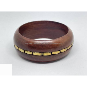 Pulseras de Madera de Diseño al por Mayor, Brazaletes de Madera Natural Tallada, Proveedor de Joyería Artesanal, Accesorios Ecológicos de Moda para Mujer - Product Image 3