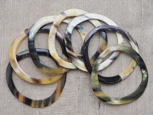 Pulsera de Cuerno de Búfalo y Ágata para Mujer, de Alta Calidad, Nueva, con Estilo Animal, Técnica Pulida, Artesanía Natural - Product Image 2